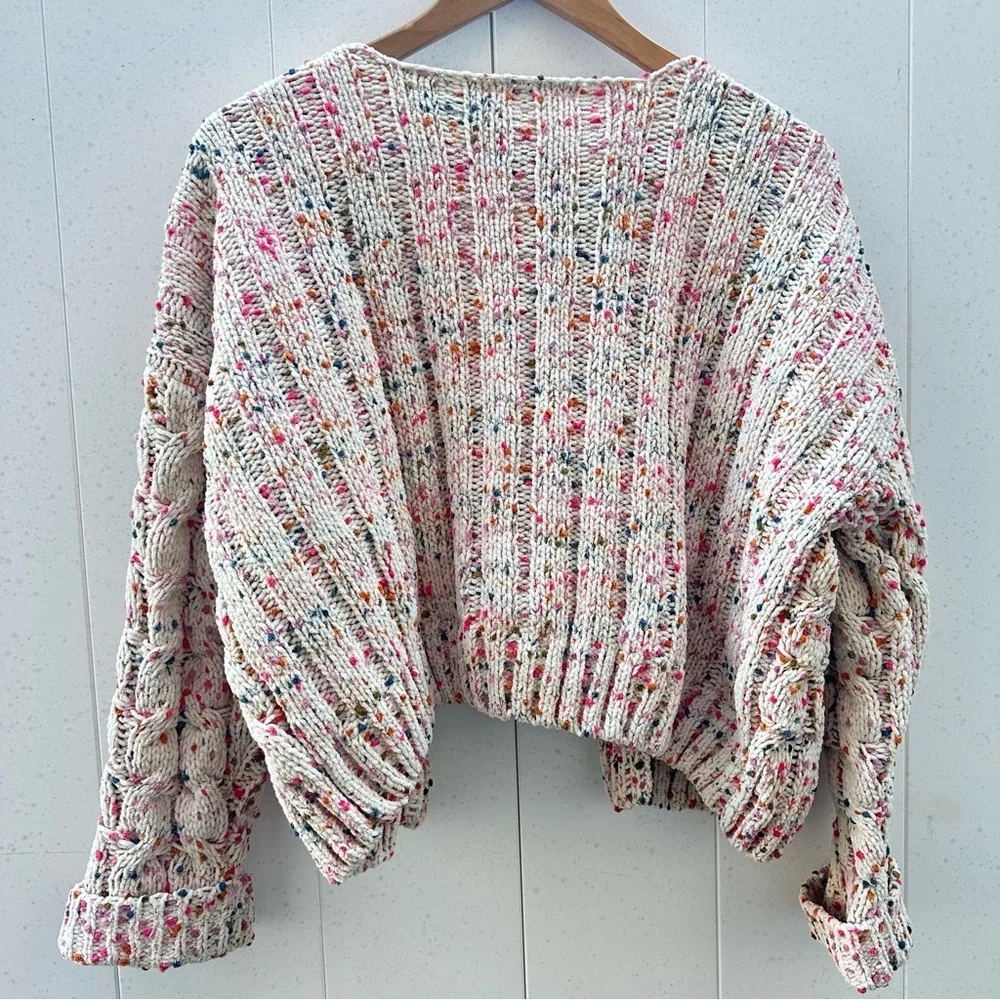 moon & madison Speckled Knit Cardigan - Picture 2 of 9